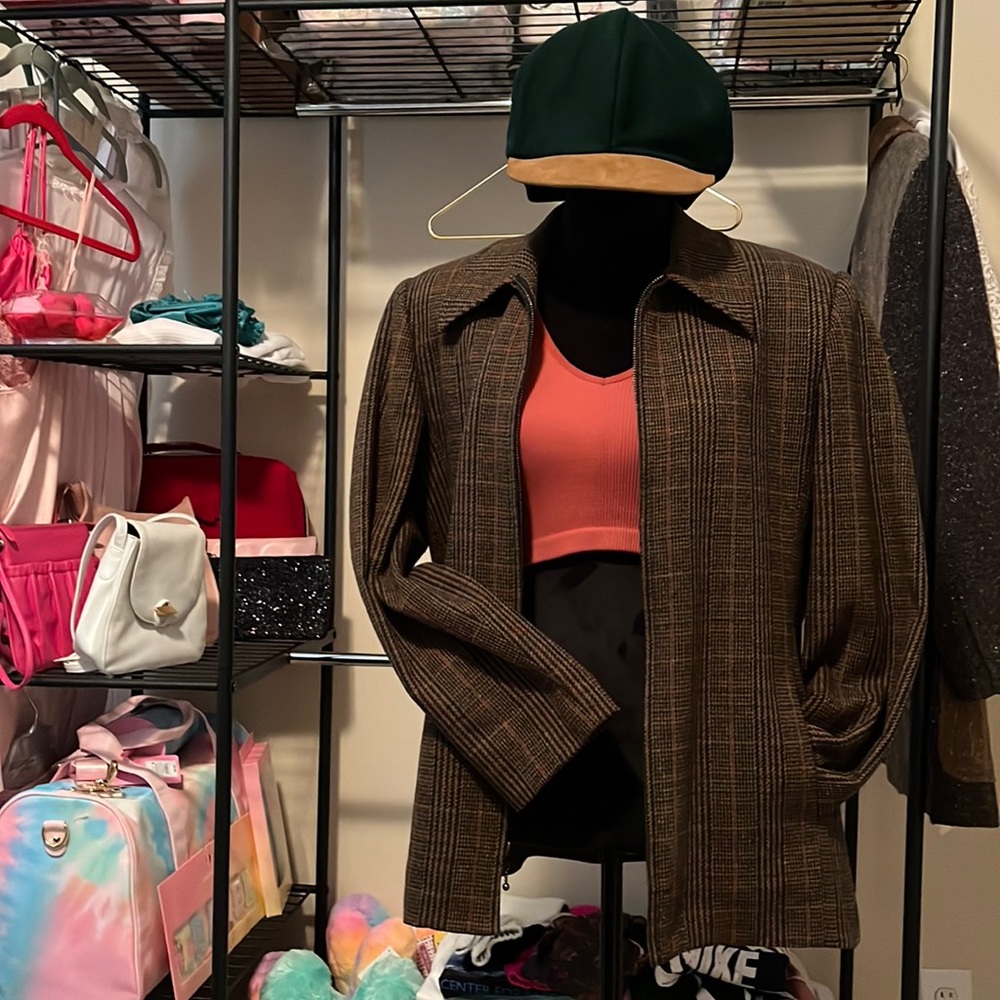 Plaid Blazer
